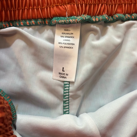 Seafancy Green Leopard Print Sports bra shorts bikini bathing suit size L VGUC - Picture 8 of 8